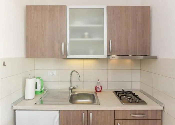 Stipo - One Bedroom With Terrace And Sea View A4 아파트 Drače